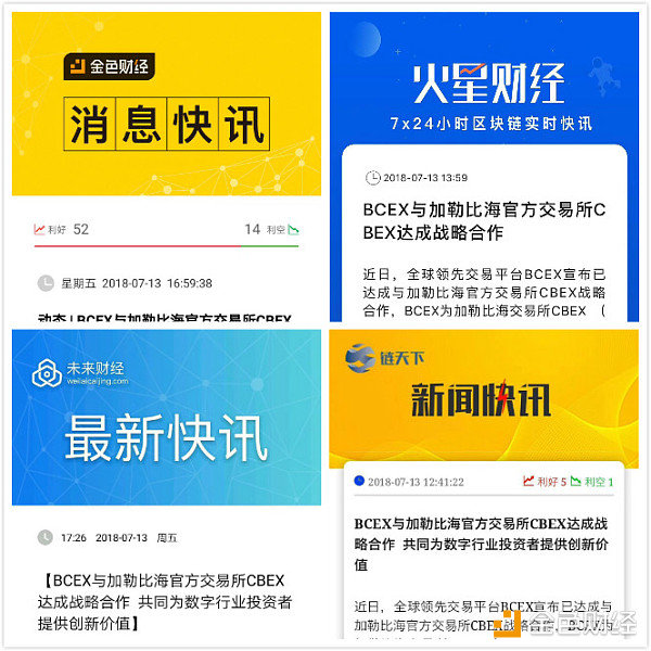 BCEX与加勒比海官方交易所CBEX达成战略合作，共同为数字行业投资者提供创新价值